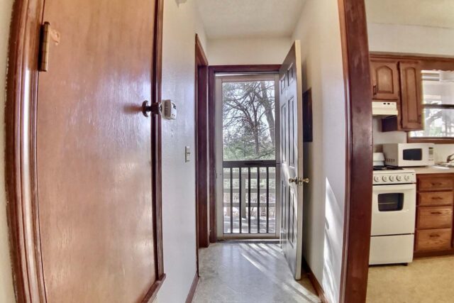 Kenwood Apartments Exit to Back Deck